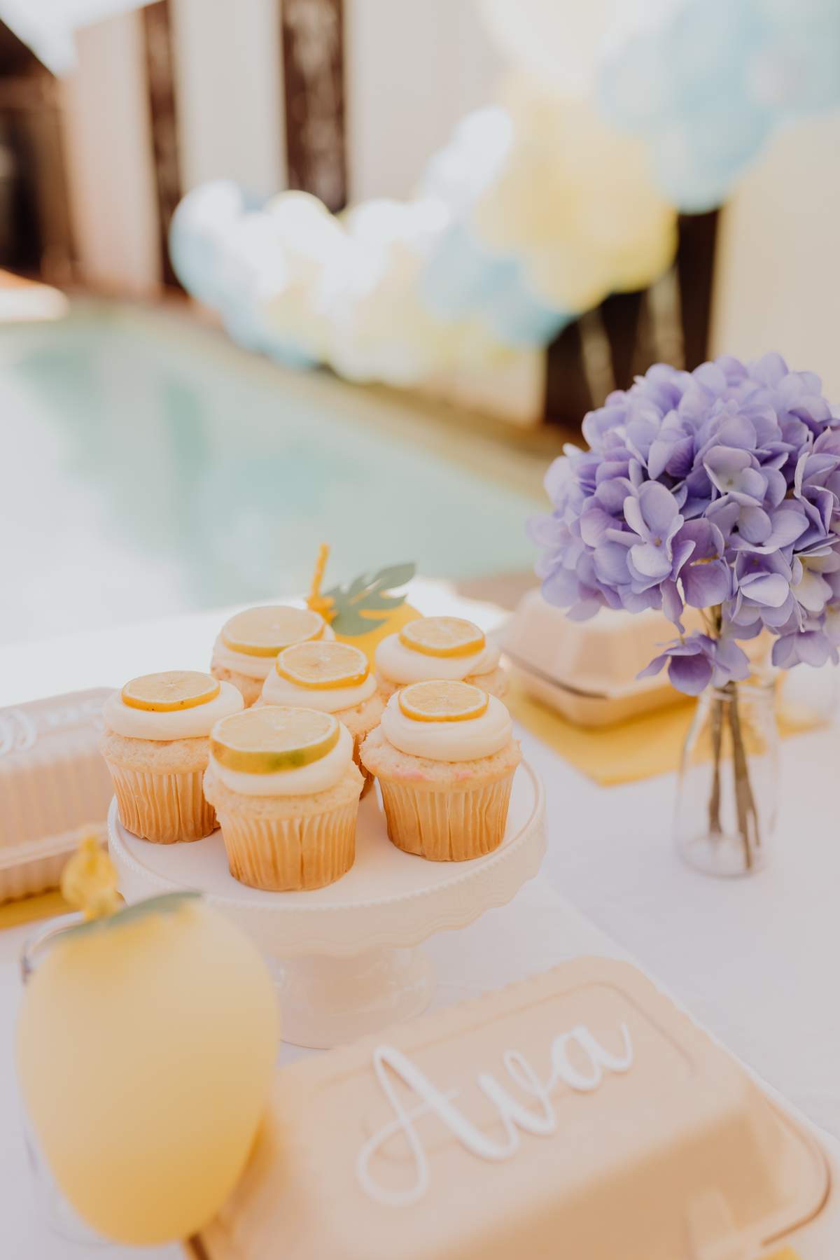 Addison’s Lemon pool party - Lemon pool party