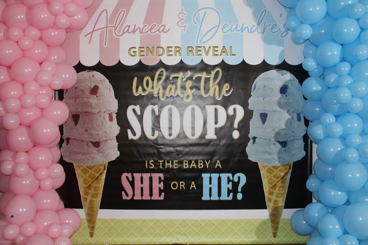 Ice Cream Gender Reveal Party Ideas Photo 5 of 6 Catch My Party