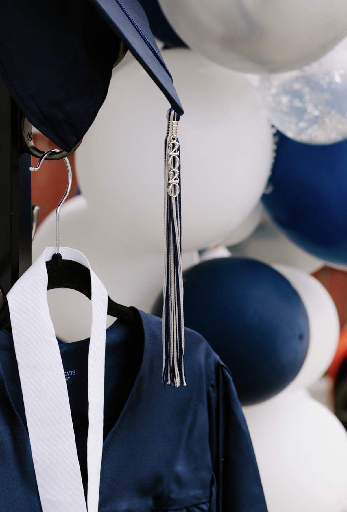 Navy/Silver Graduation/End of School Party Ideas | Photo 1 of 32 ...