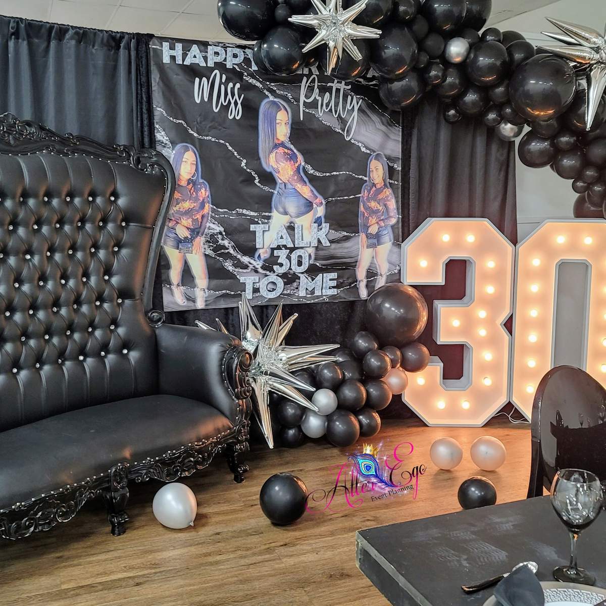 Black Theme Birthday Party Ideas Photo 2 Of 13 Catch My Party