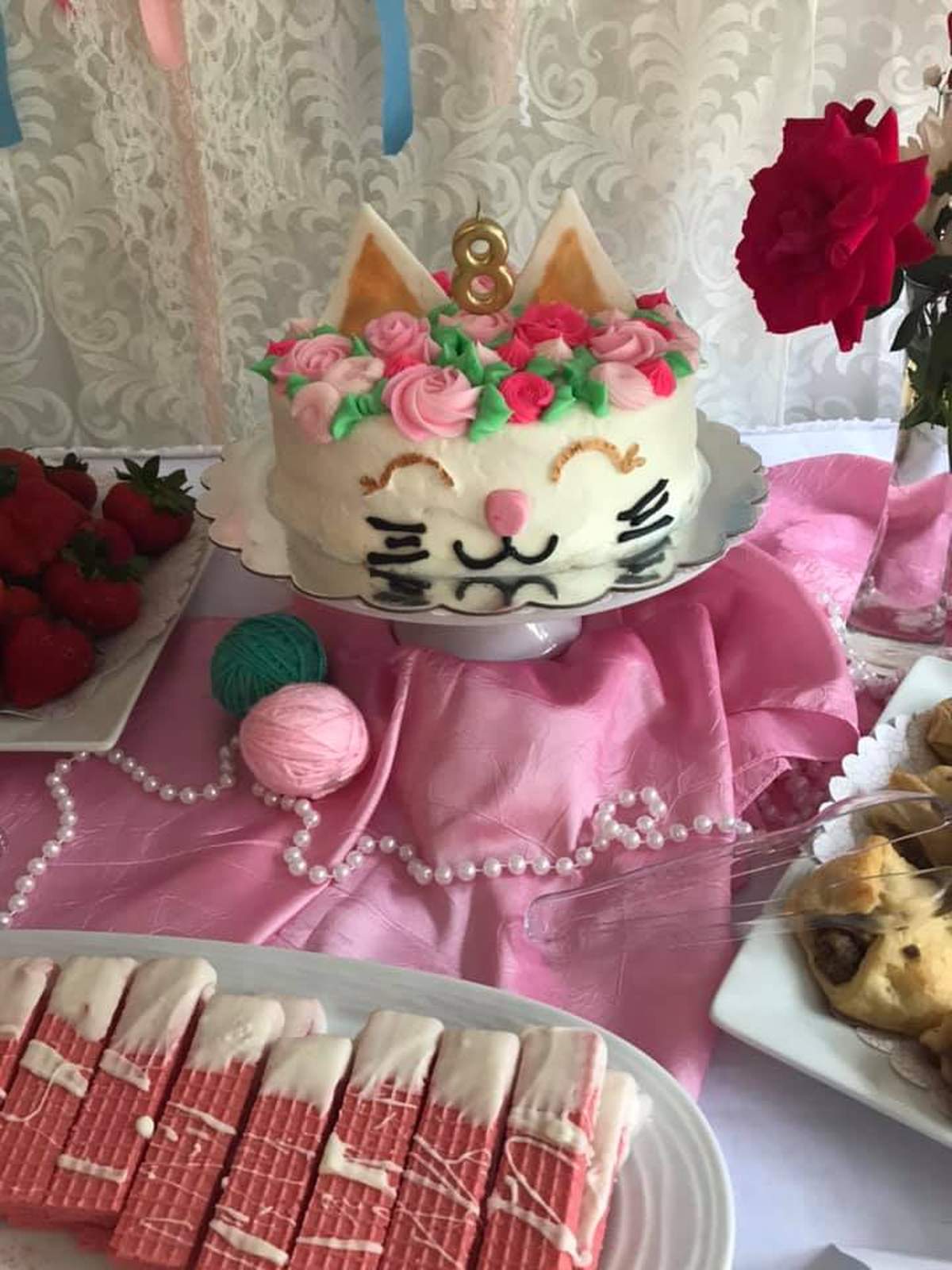 Mailey's 8th Birthday Tea "Paw"ty  - Kitten Tea Party 