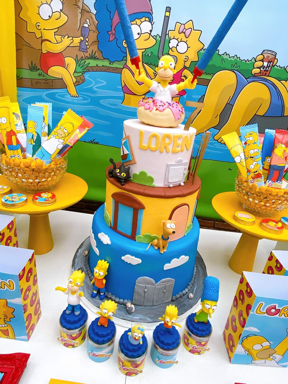 The simpson Birthday Party Ideas | Photo 4 of 10 | Catch My Party