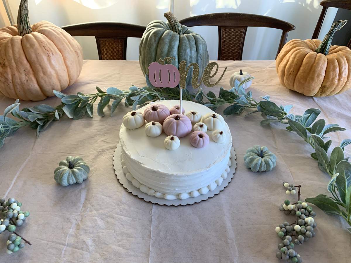 Little pumpkin first birthday party - Pumpkin