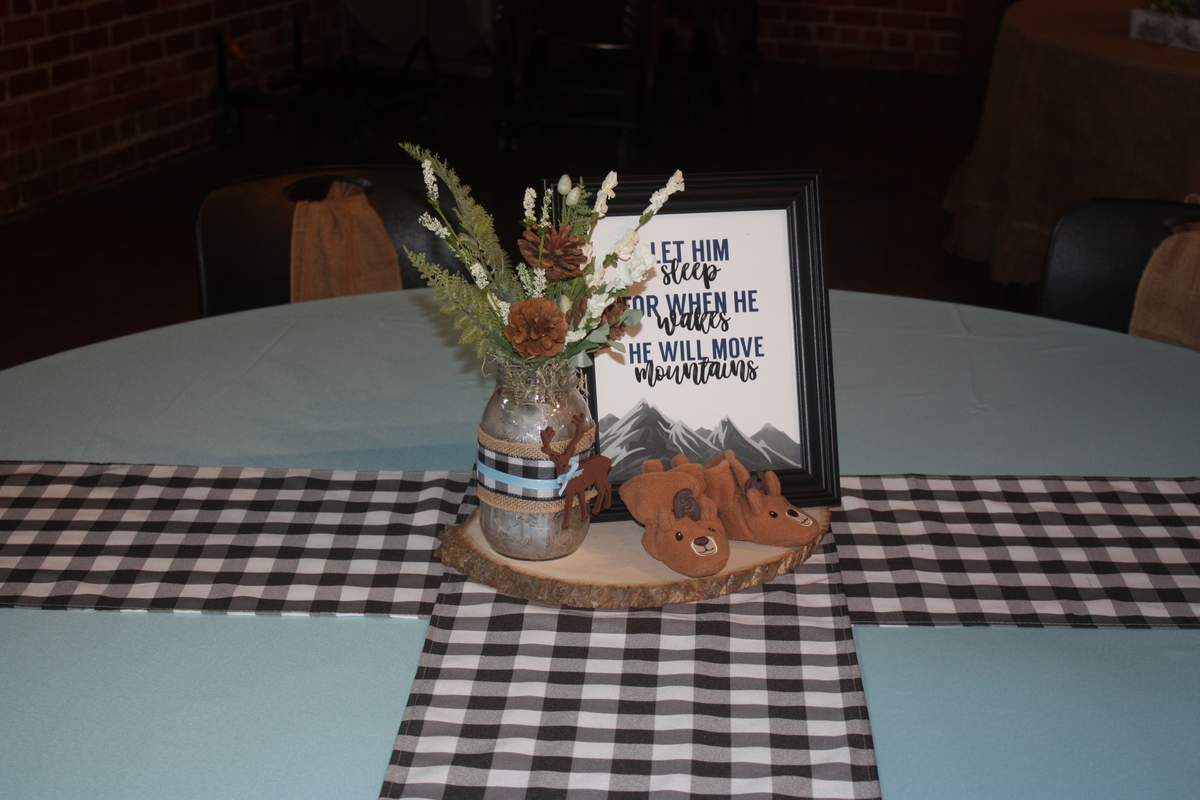 Rustic Deer Baby Shower Party Ideas Photo 1 of 21 Catch My Party