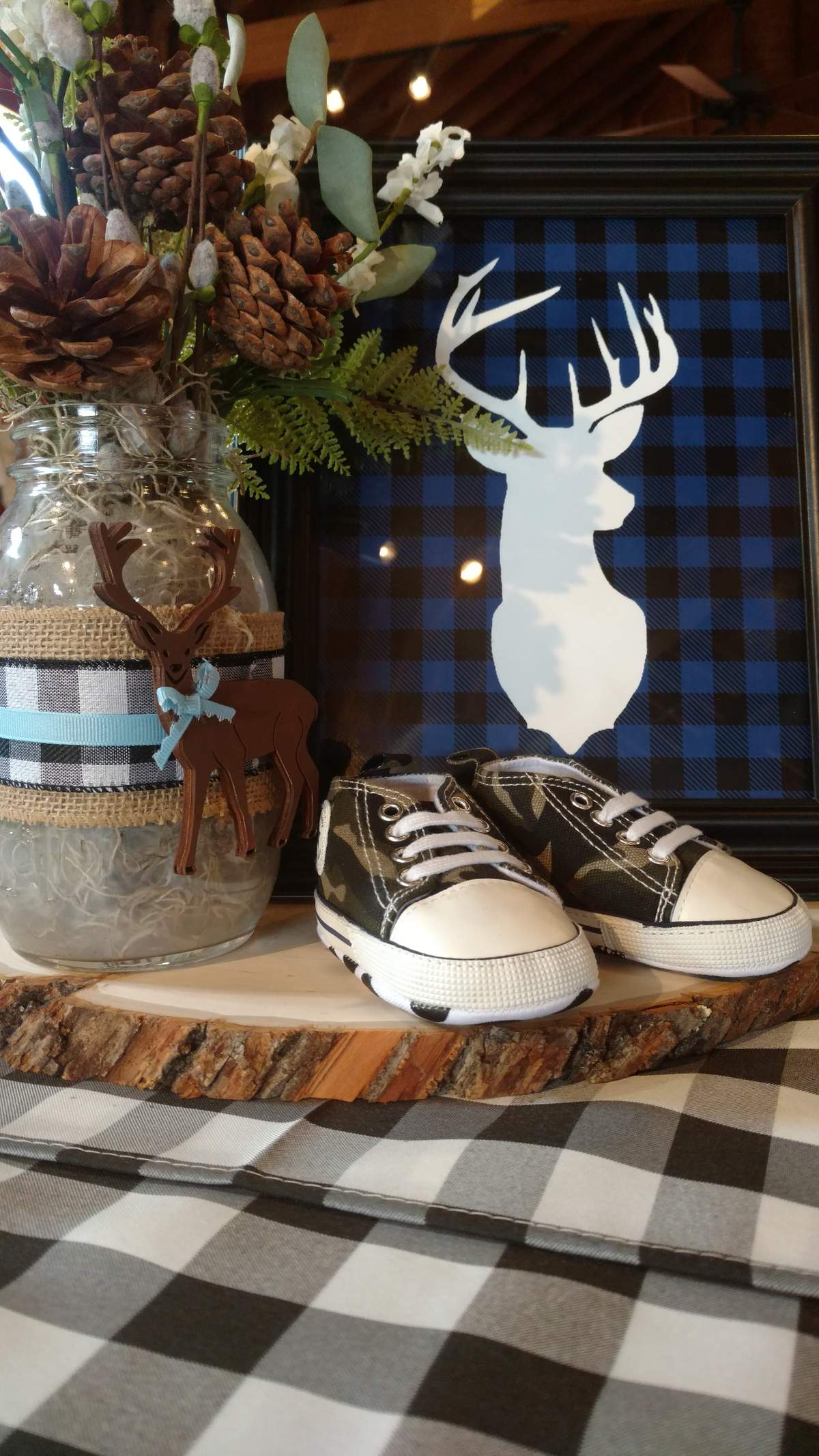 Rustic Deer Baby Shower Party Ideas Photo 1 of 21 Catch My Party