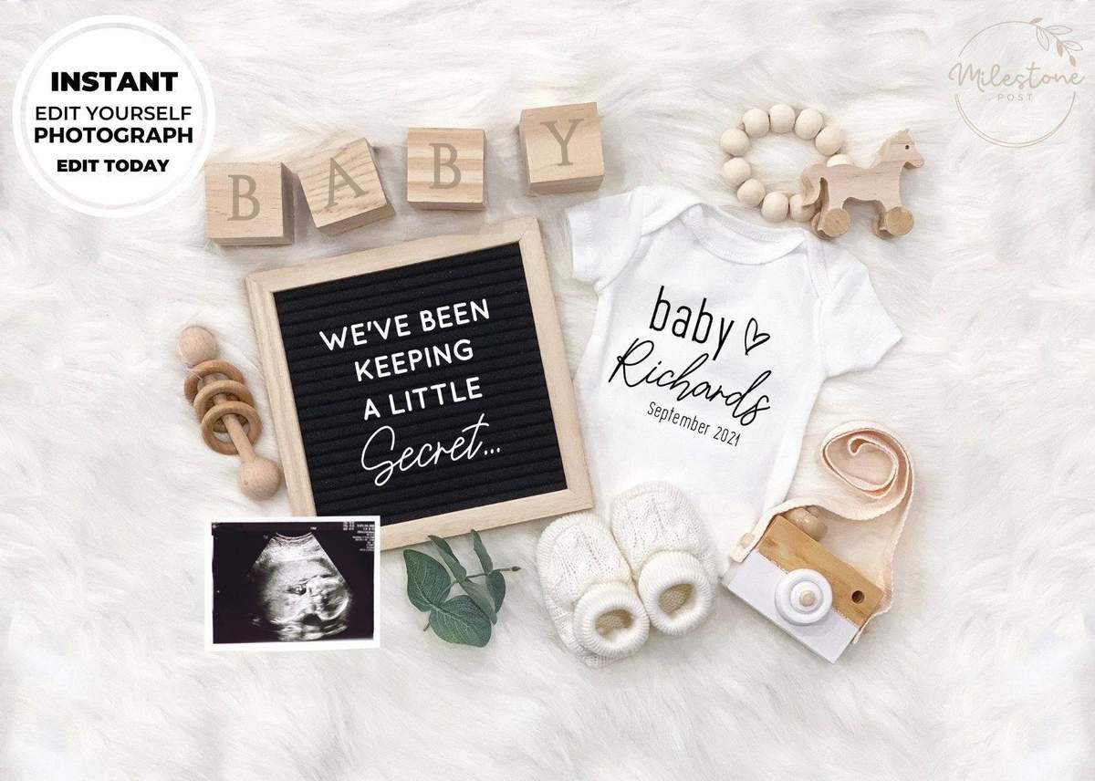Social Media Pregnancy Announcements - Various Themes