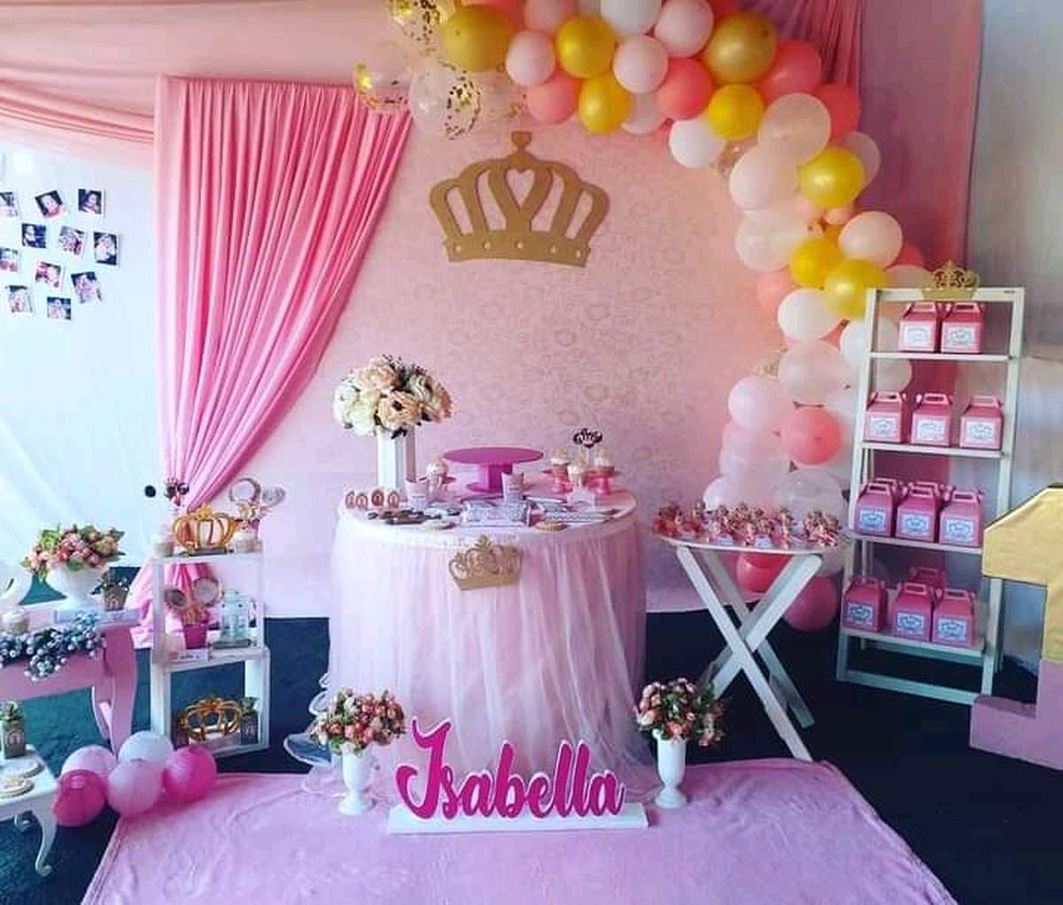 Princess Birthday Party  - Party corona