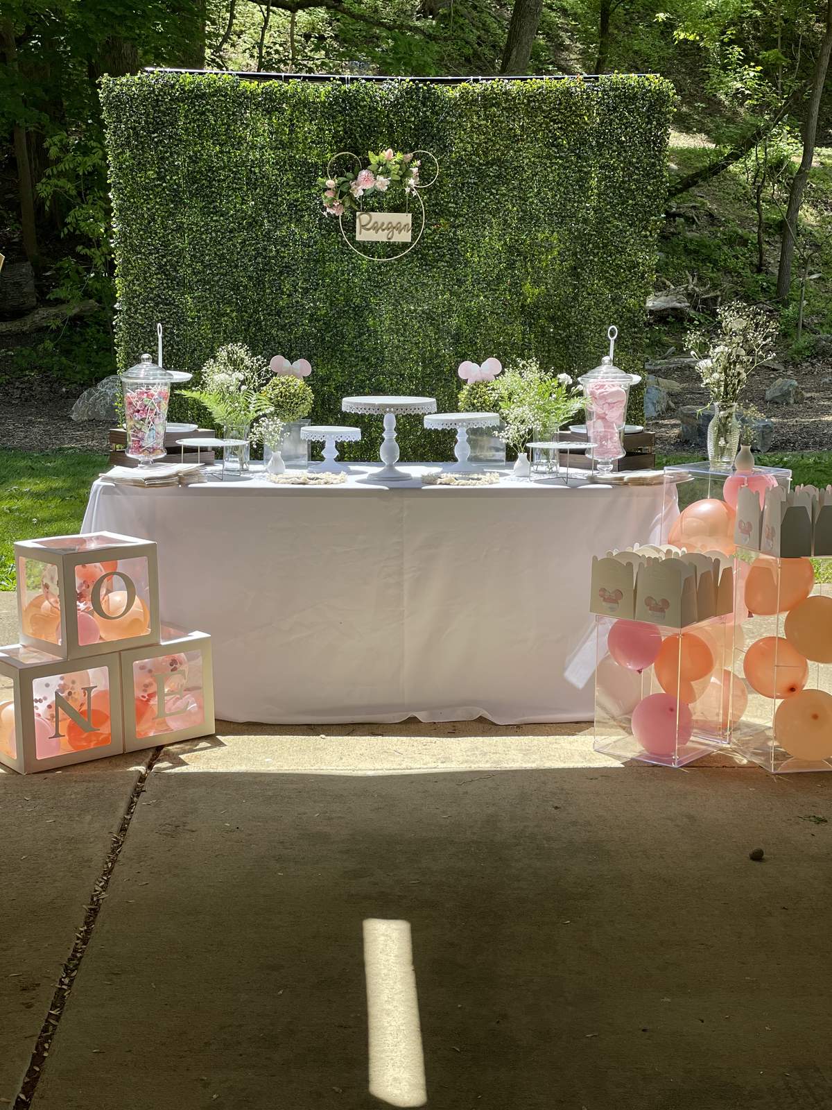 1st birthday  - Rustic