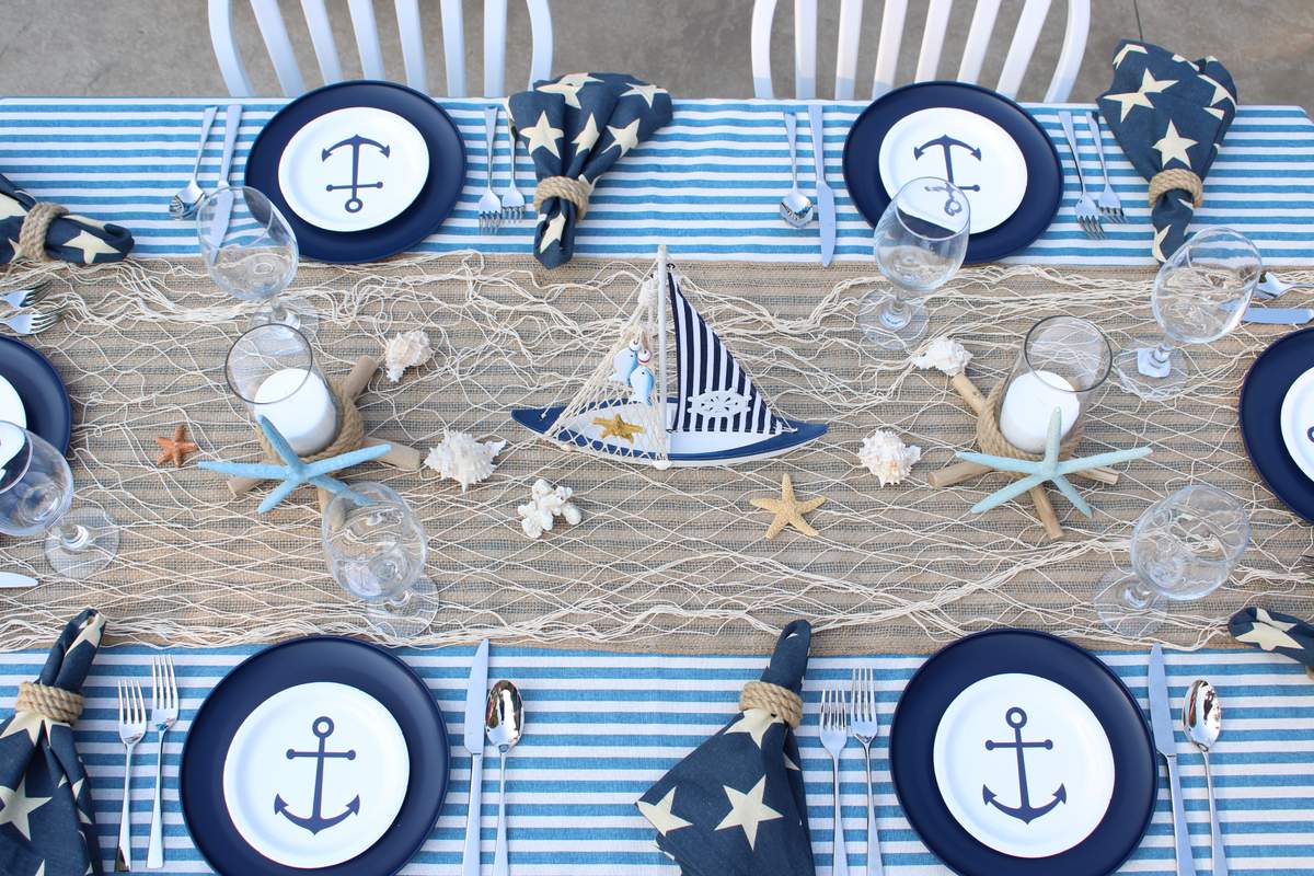 Anchor Baby Shower Party Ideas Photo 6 Of 13 Catch My Party