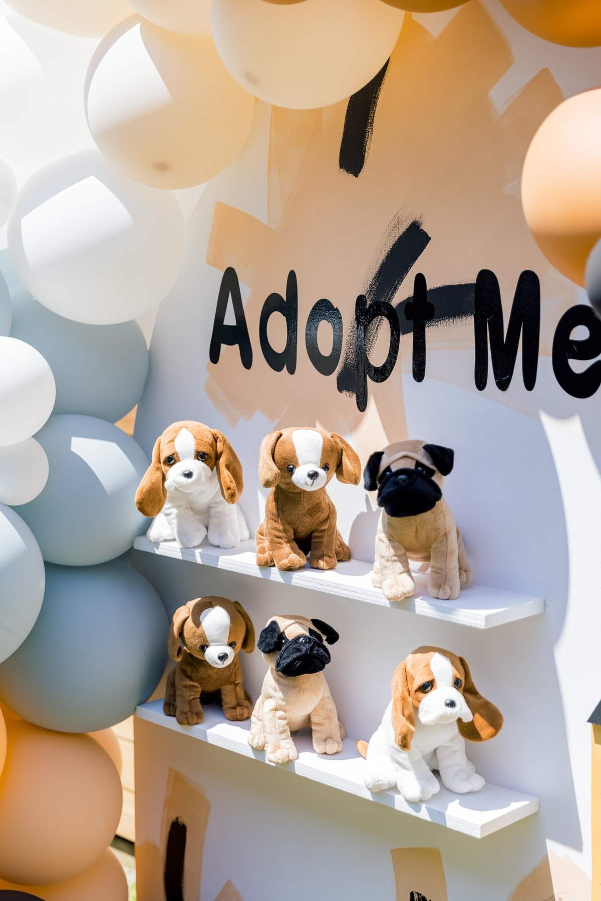 Abstract Puppy Pawty! - Puppy Theme