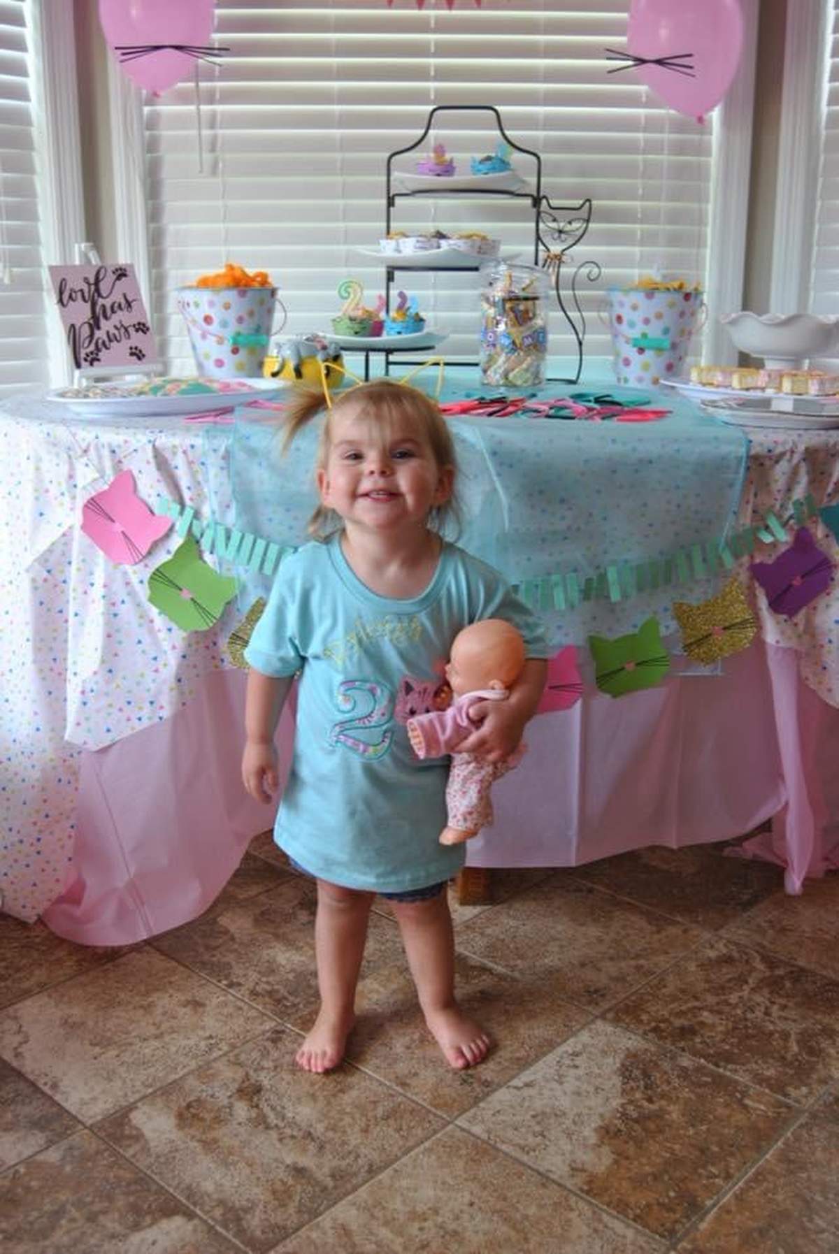 Ryleigh’s 2nd birthday - Kitty Cats!