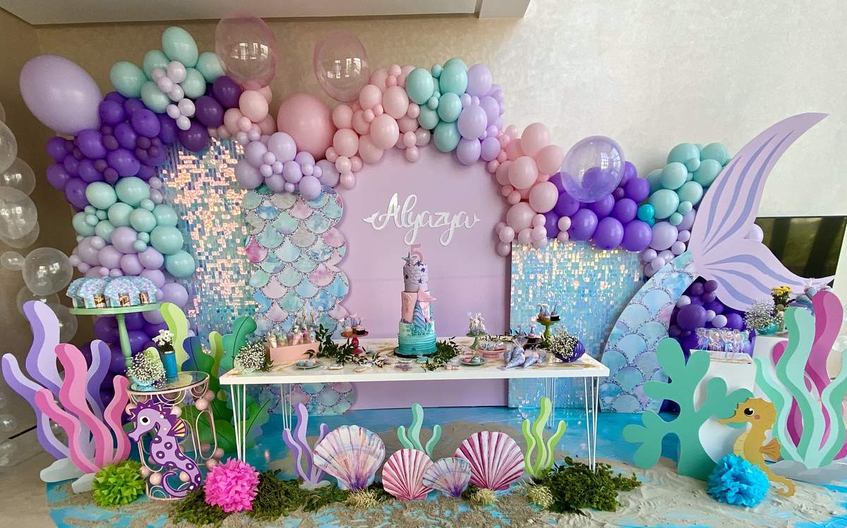 The Little Mermaid Themed Birthday Party Mermaid Them Vrogue co