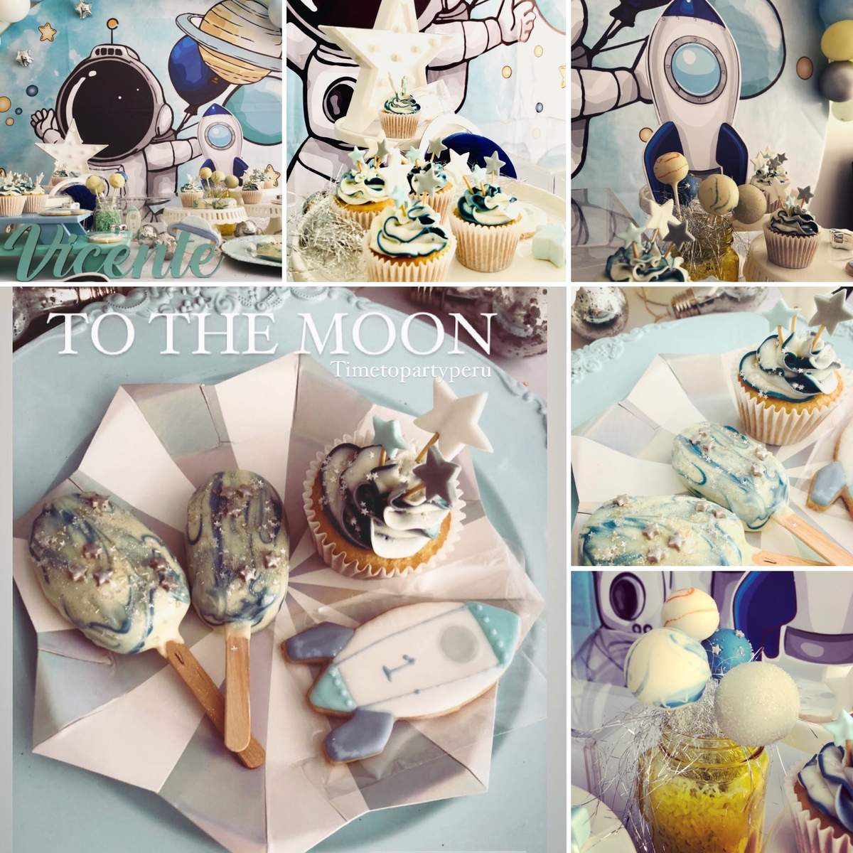 First Birthday to The Moon! - Astronauts / Space