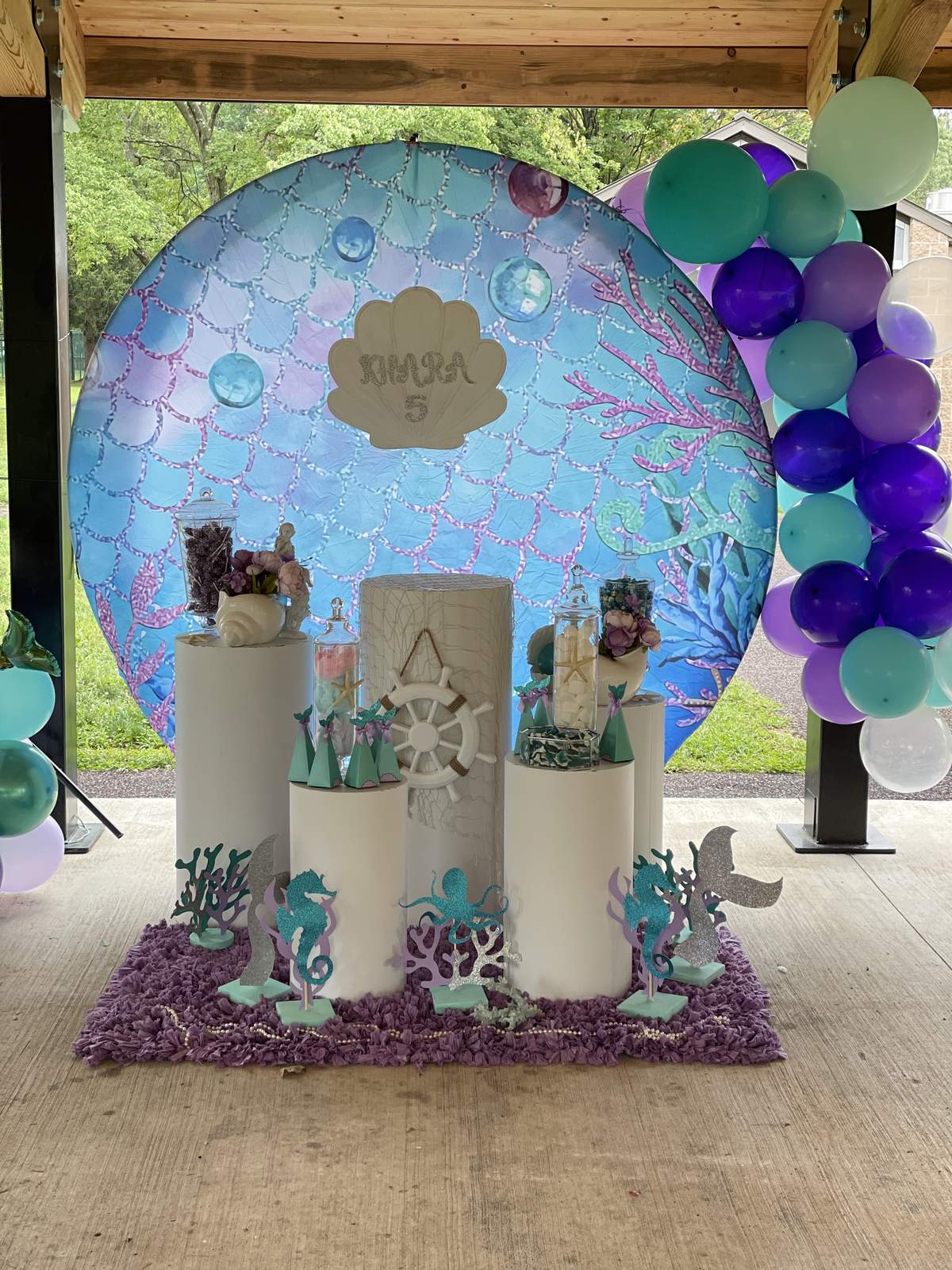Mermaid - Mermaid under the sea birthday 