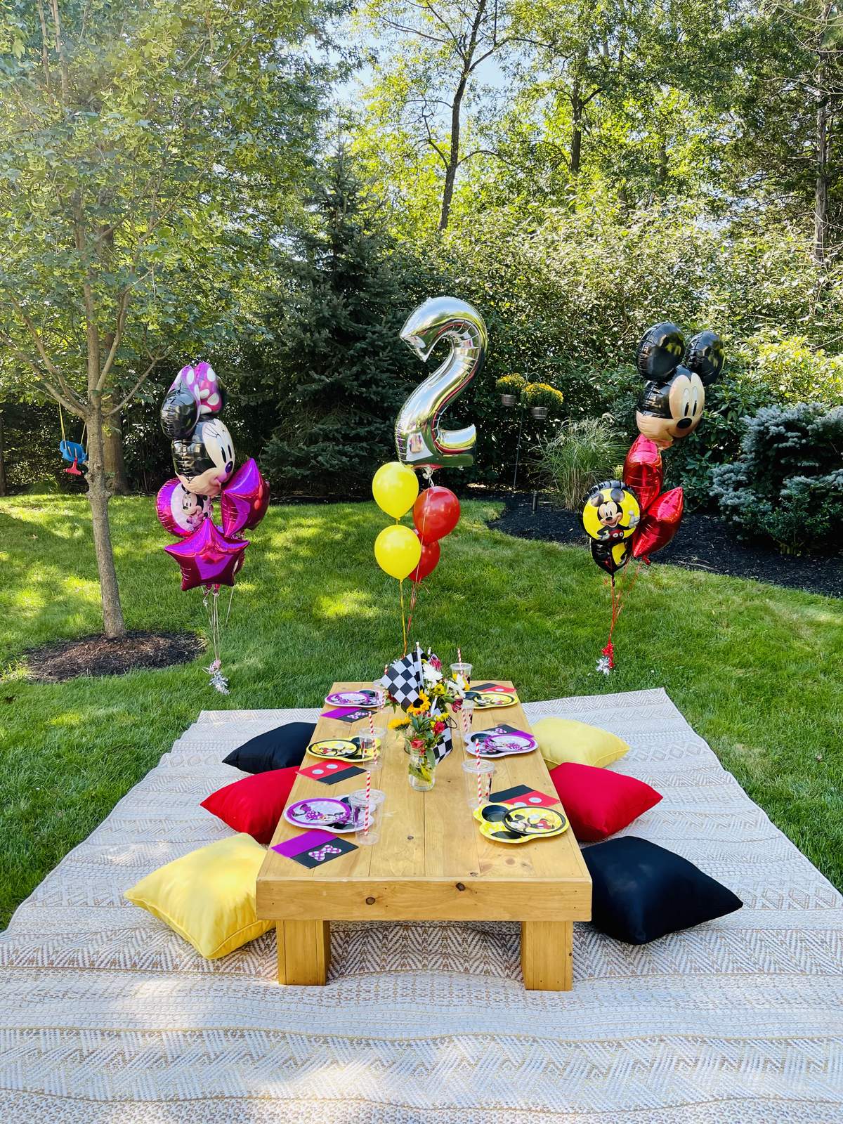 Christian & Adriana 2nd birthday  - Mickey Mouse and roadsters racers! 