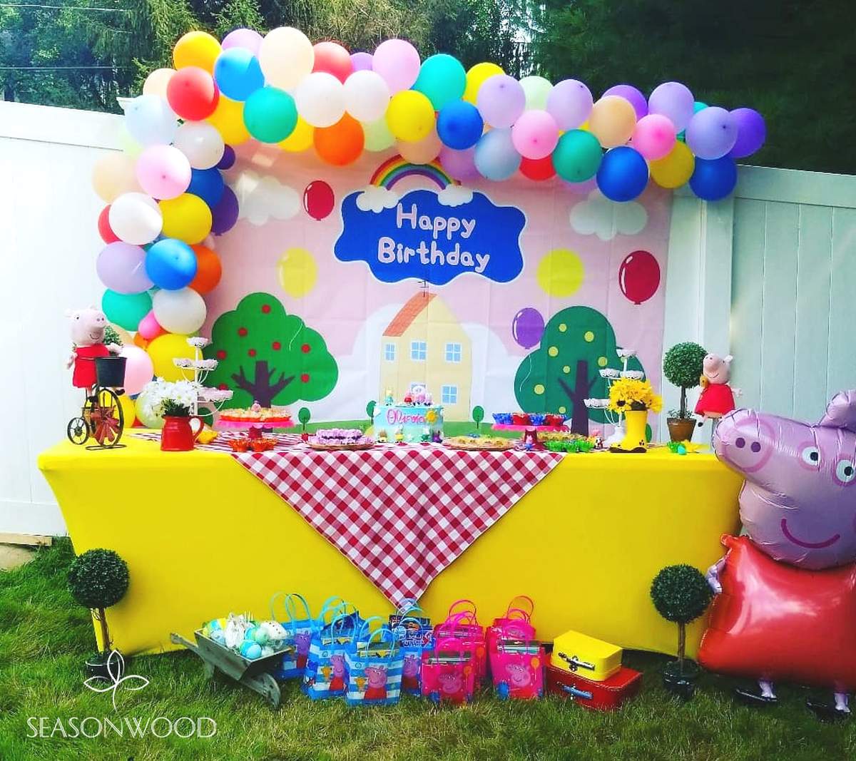 Sarah's Happy Birthday Party - Peppa Pig