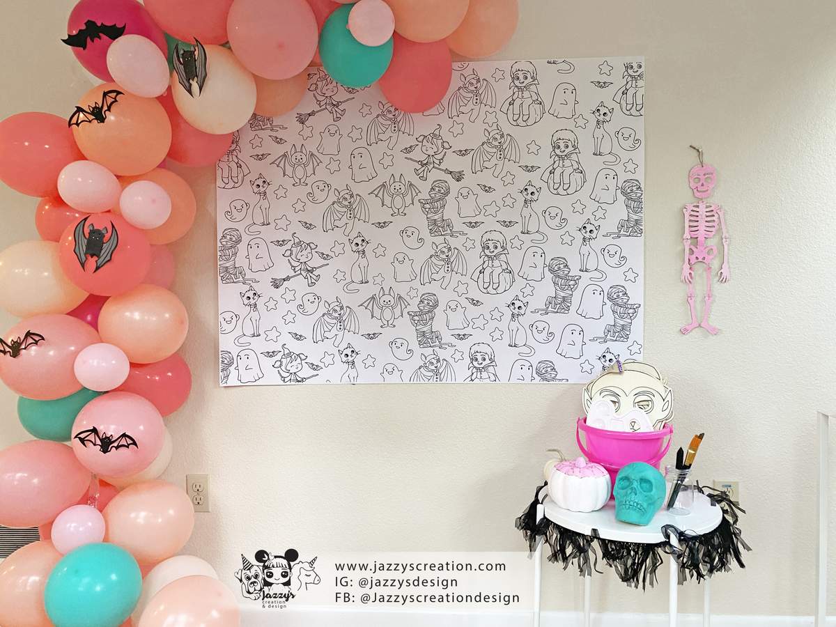 Bright Paint Colors Halloween Party Ideas Photo 4 of 12 Catch My Party