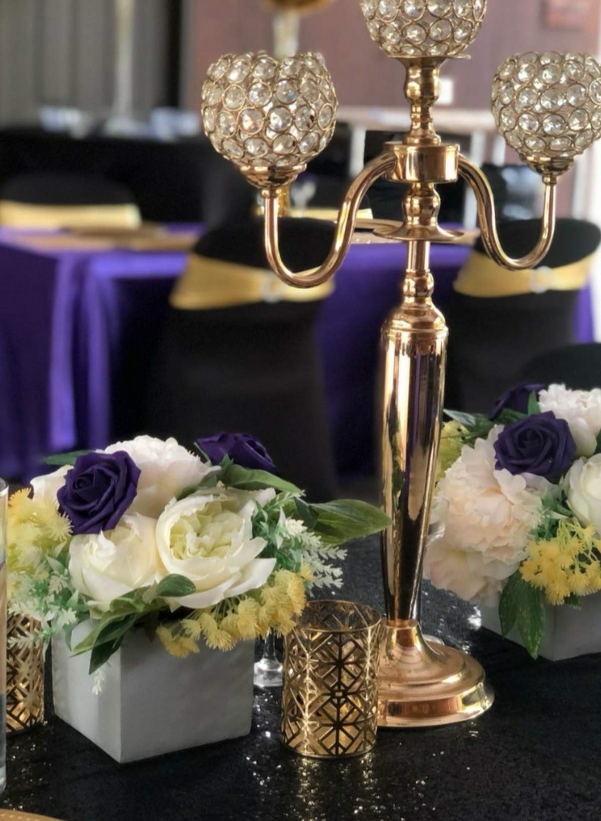 Purple Passion - Purple,black, gold party