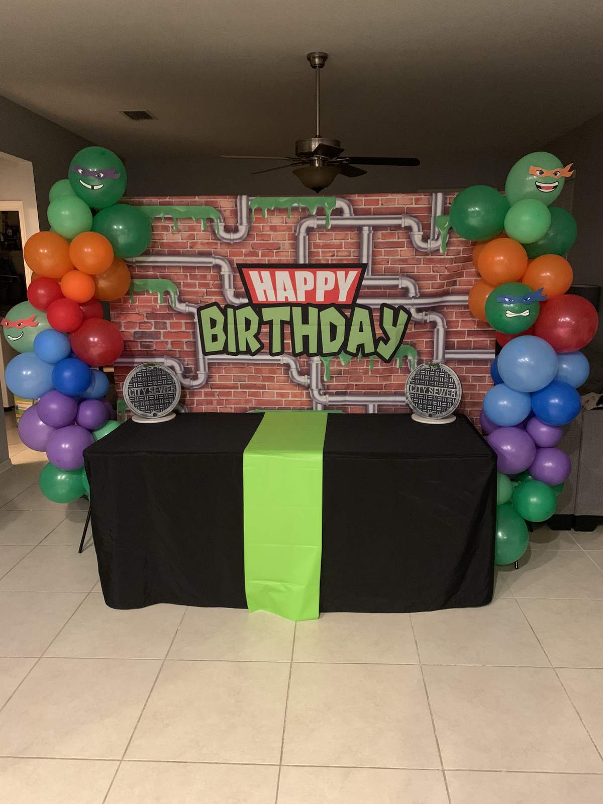 Liam’s TMNT party - Teenage Mutant Ninja Turtles
