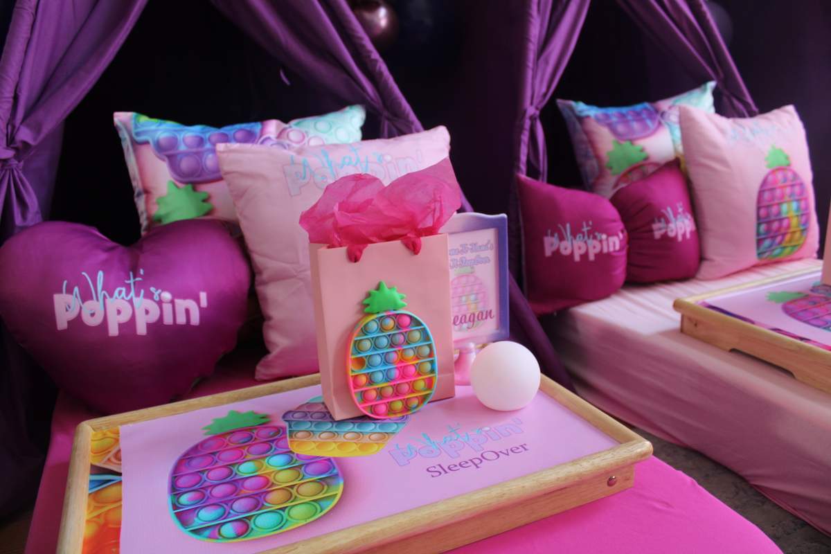 Purple Popit Pinnaple Party - Popit Fidget Toy