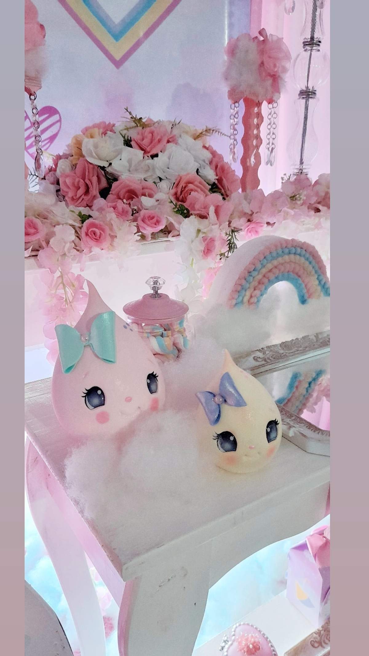 Spring Raindrop Birthday Party - Rain / Umbrellas