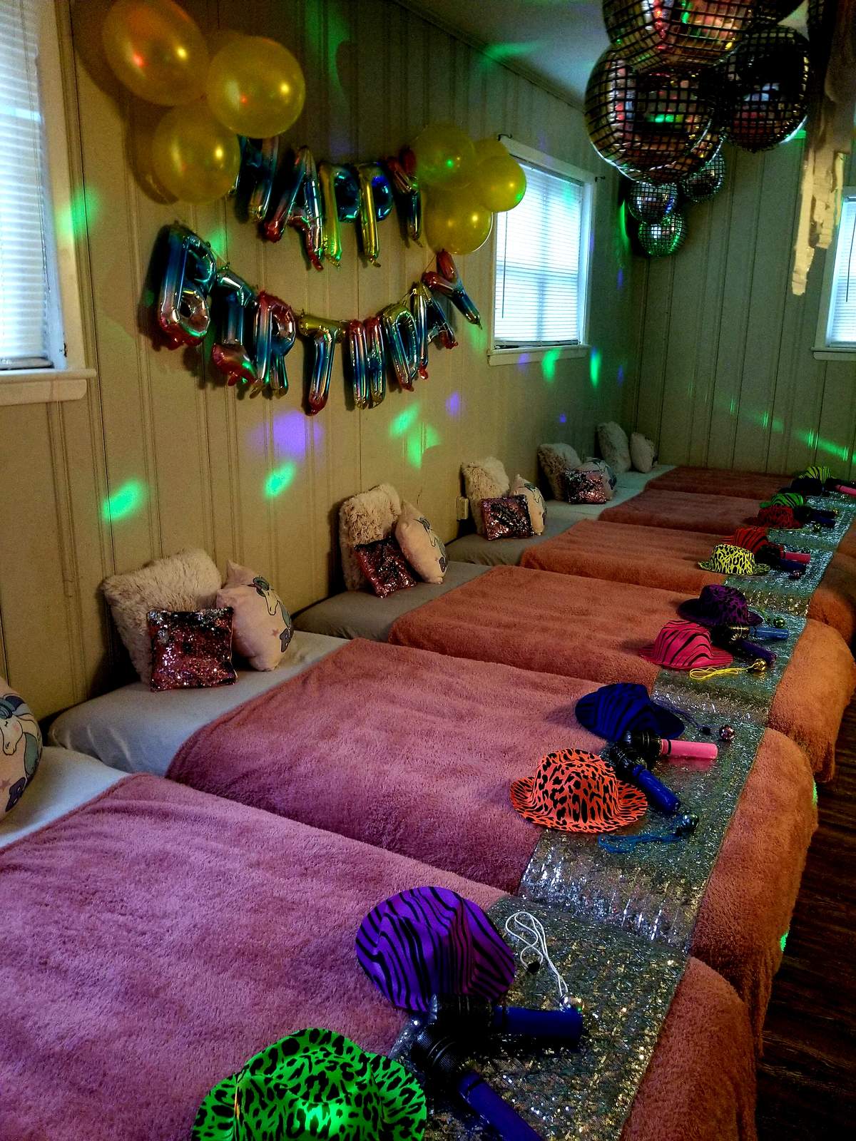 Madison's Disco Ball Tentless Sleepover  - Sleepover