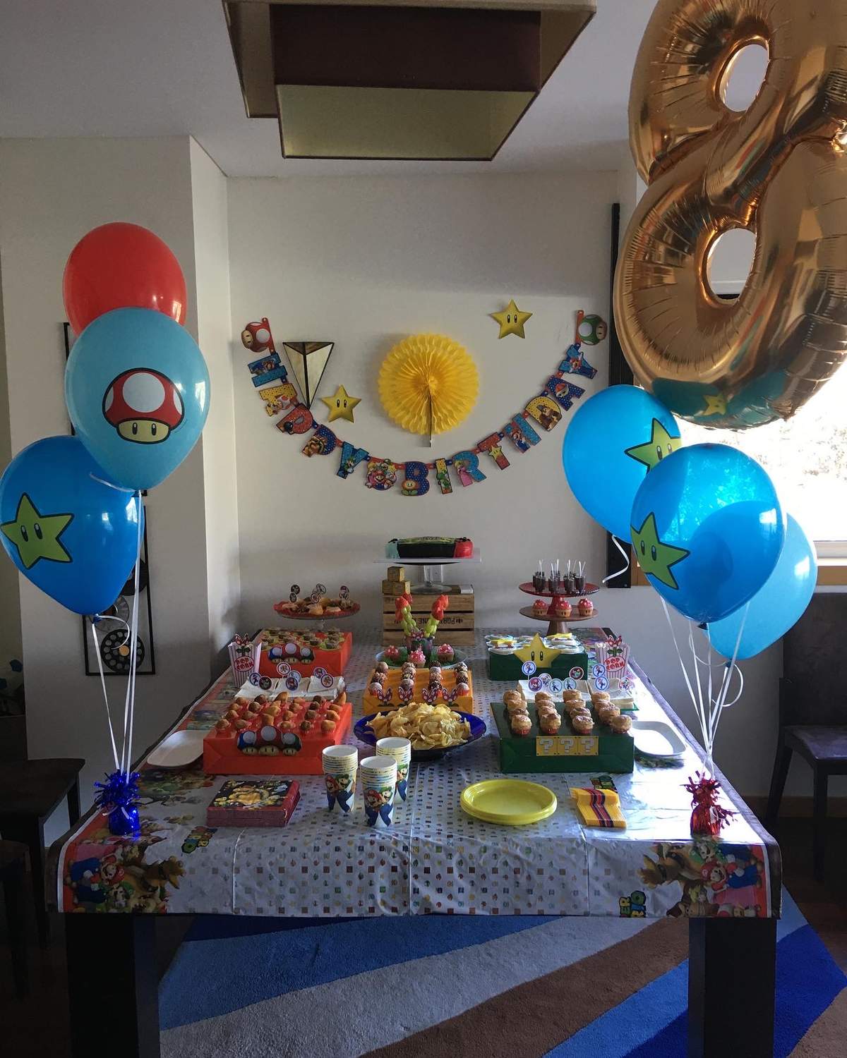 Duarte's Super Mario 8th Birthday Party  - Super Mario Bros