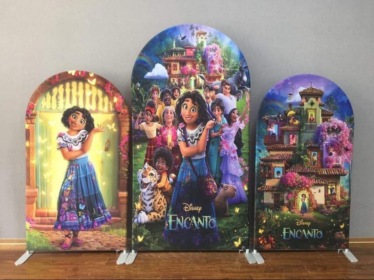 Encanto Arch Backdrop | Encanto Banner | Encanto Birthday party | Encanto Decor | Isabela Backdrop | Encanto balloons arch Encanto decorations - Encanto