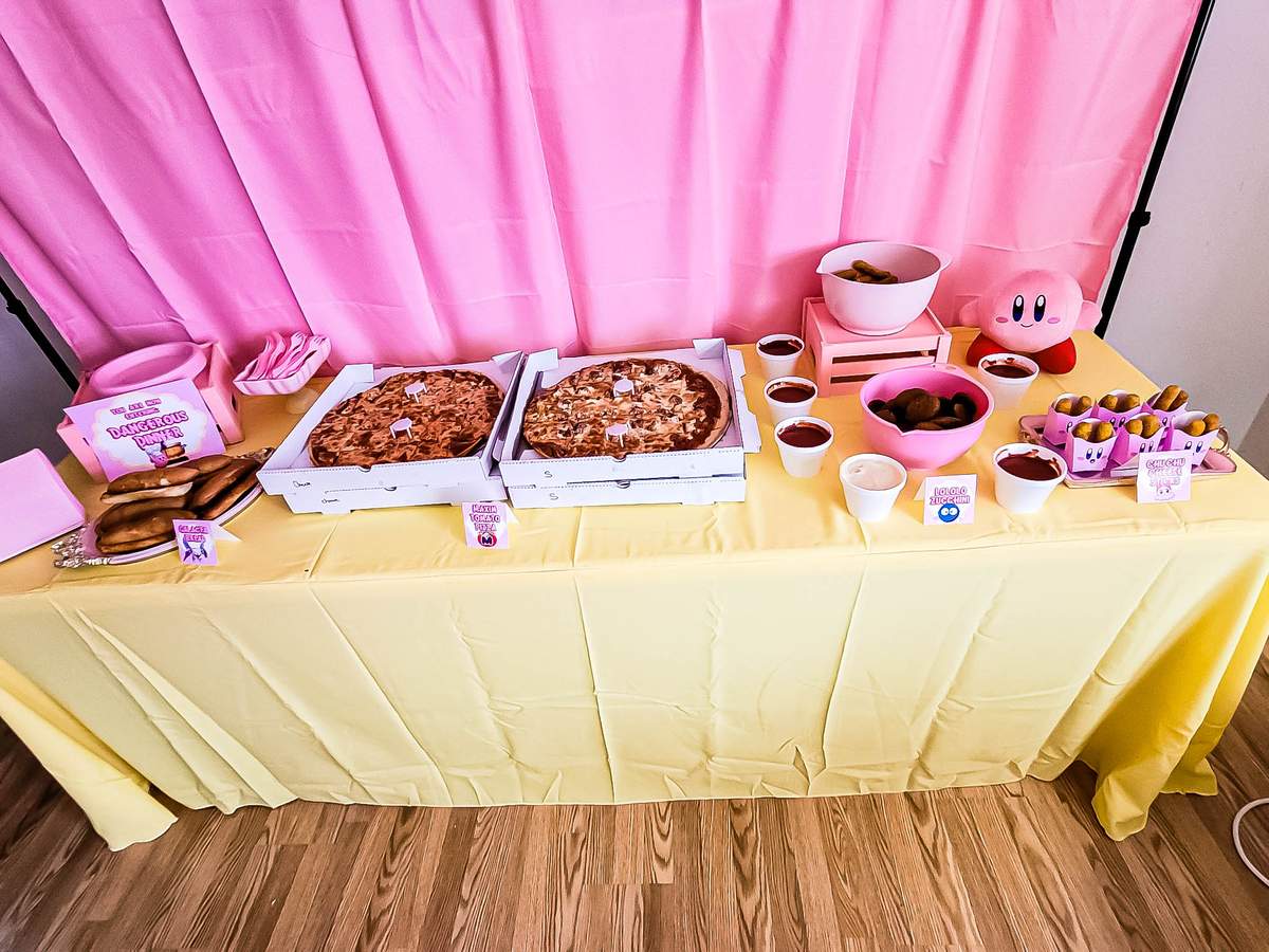Kirby Birthday Party Ideas Photo 10 of 46 Catch My Party