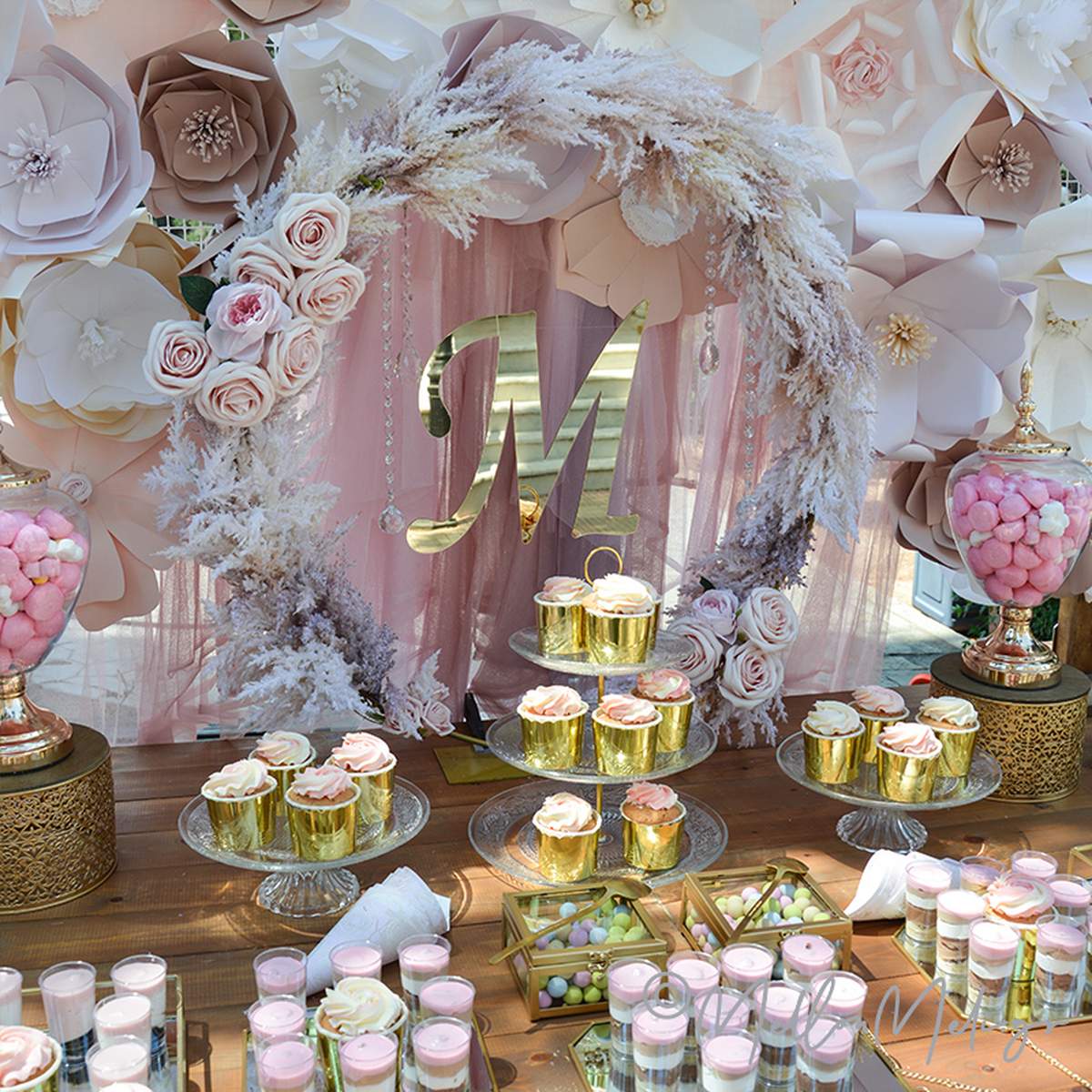 Pampas flowers Candy Bar for Marina - Pampas flowers