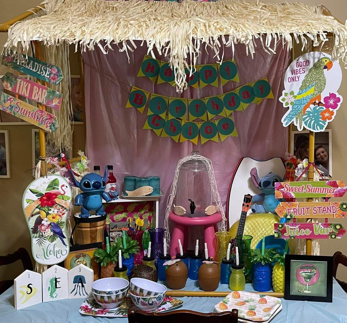 Chloe’s 11th birthday - Stitc Hawaiian Luau