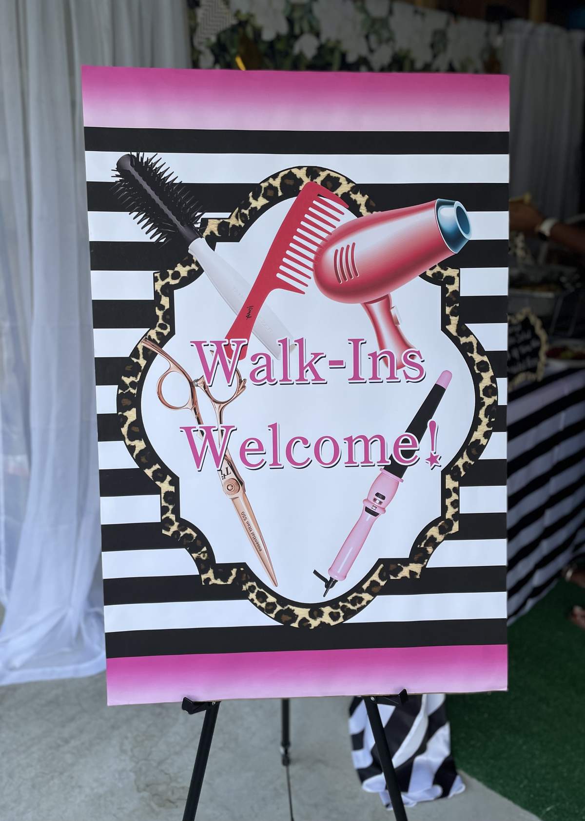 Shear Celebration from Cosmetology  - Hot Pink and Cheetah Print 