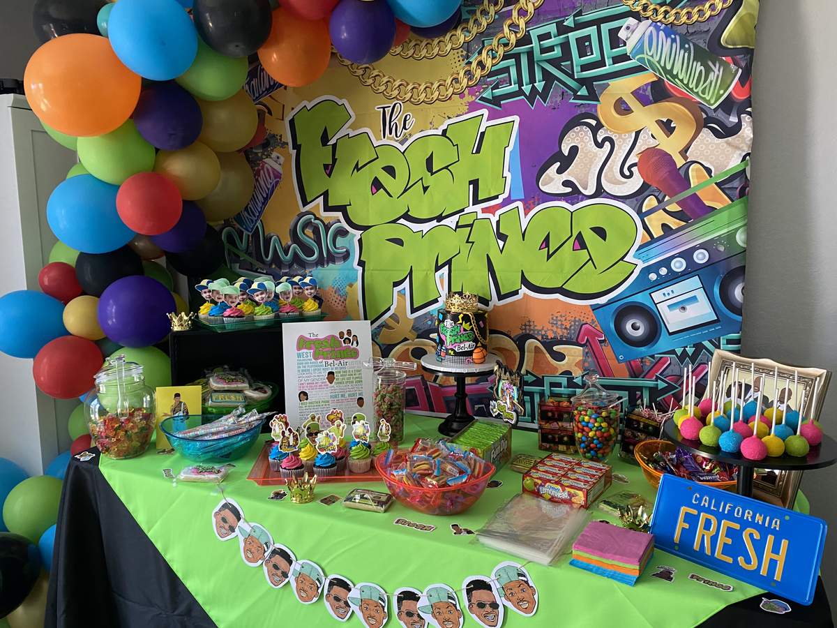 Fresh Prince Of Bel Air Birthday Party Ideas Photo 20 Of 34 Catch 