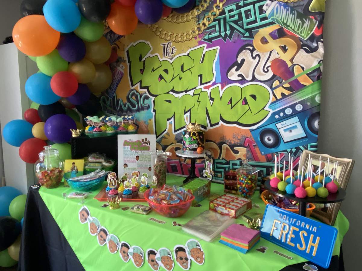 Fresh Prince Birthday Party Ideas Photo 3 of 43 Catch My Party