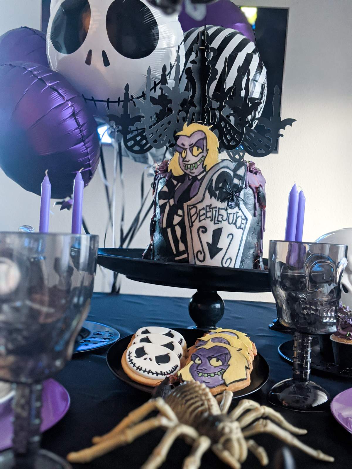 Beetlejuice / Jack Skellington Halloween Halloween Party Ideas | Photo 2 of 26 | Catch My Party