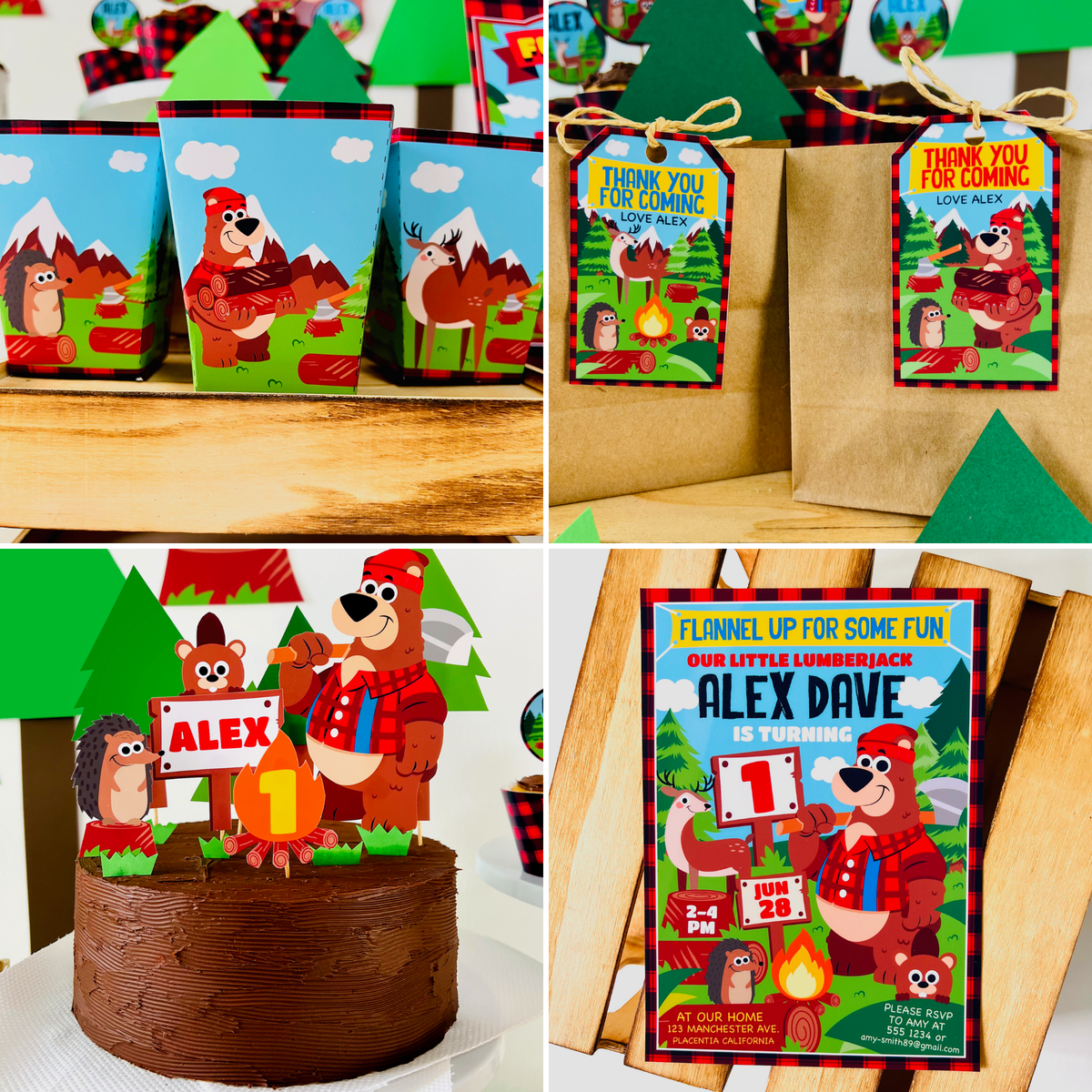 Lumberjack Birthday Party Ideas Photo 43 of 69 Catch My Party