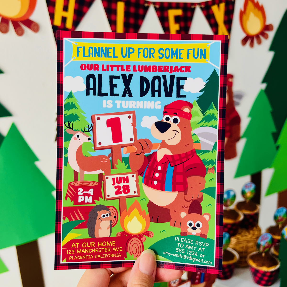 Lumberjack Birthday Party Ideas | Photo 16 of 69 | Catch My Party