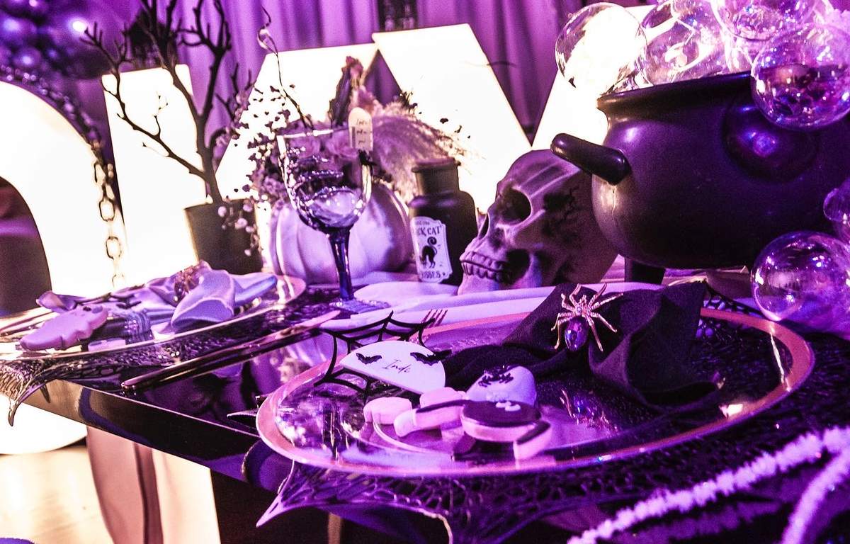 Spooky but with a Touch of Purple   - Spooky Halloween 