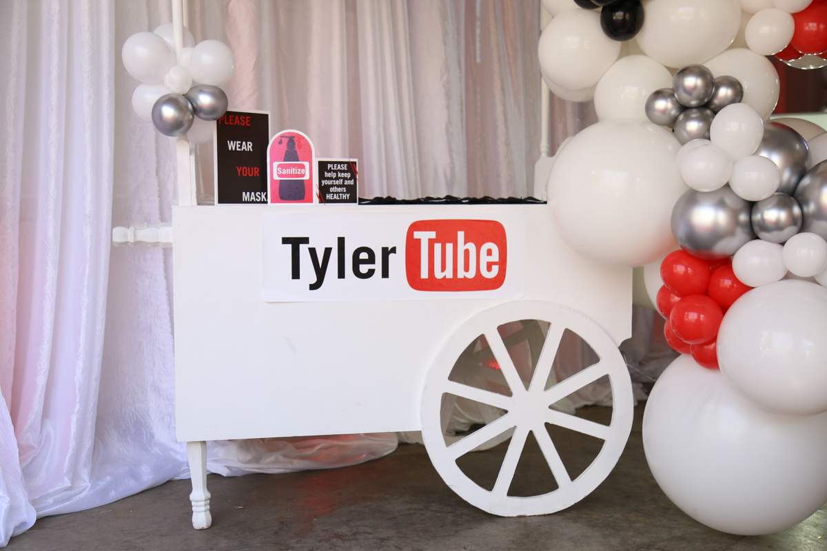 Youtube Birthday Party Ideas Photo 1 Of 38 Catch My Party