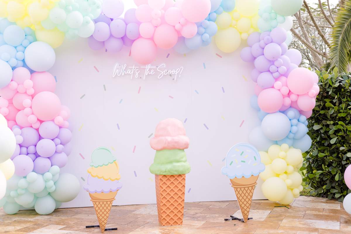 Icecream Gender Reveal What s The Scoop Catch My Party
