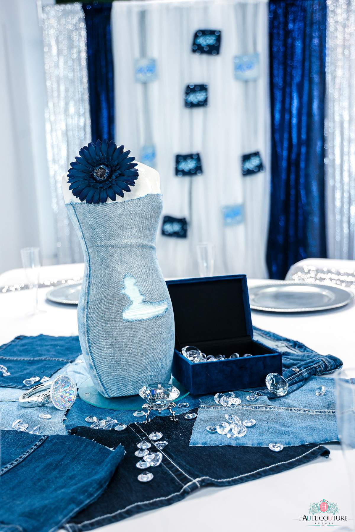 Denim & Diamonds Birthday Party Ideas | Photo 2 of 13 | Catch My Party