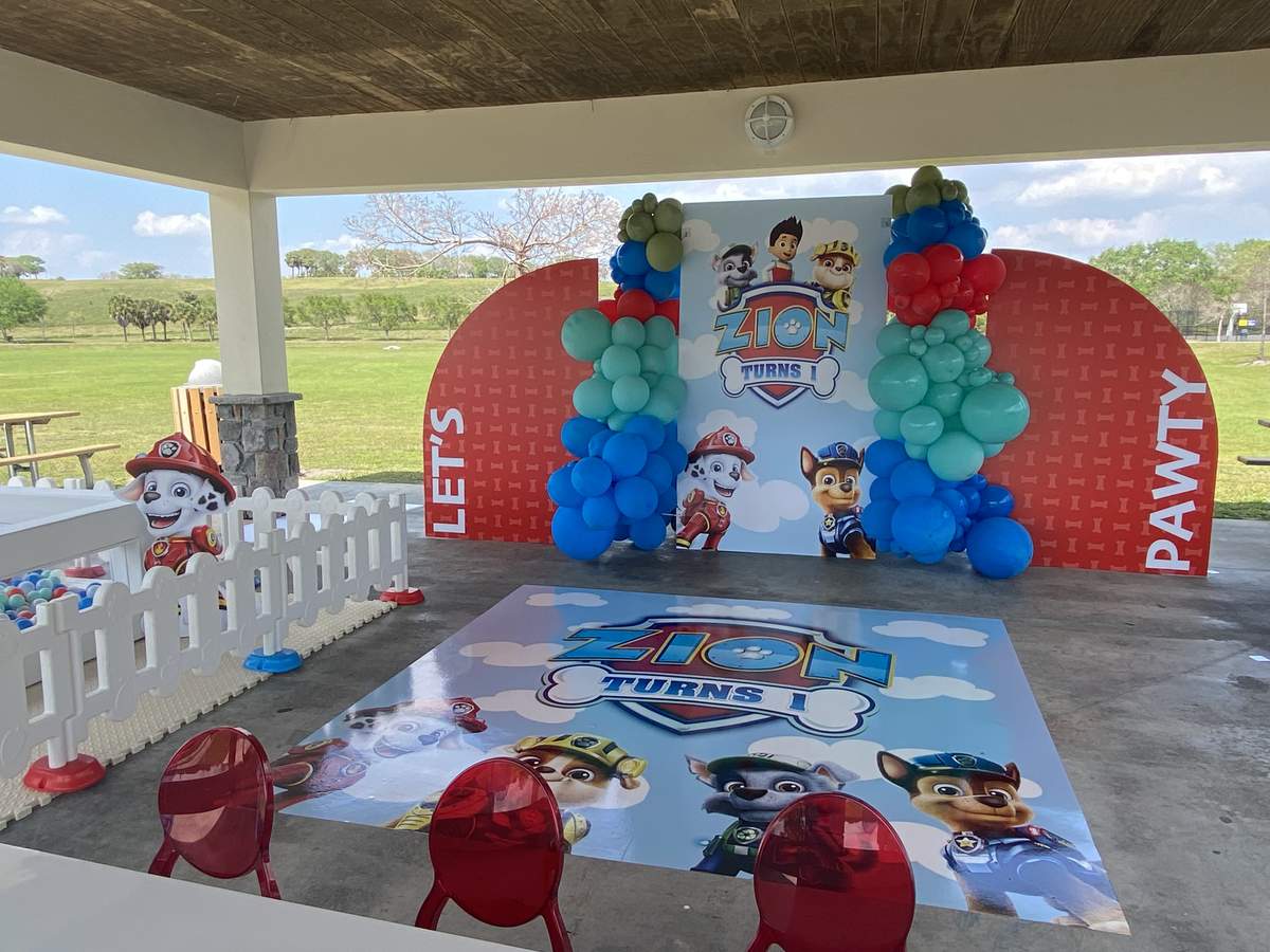 Zion’s 1st Pawty - Paw Patrol