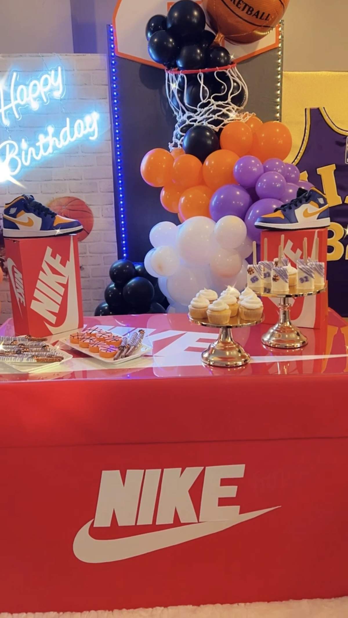 Nike theme Birthday Party Ideas Photo 5 of 13 Catch My Party