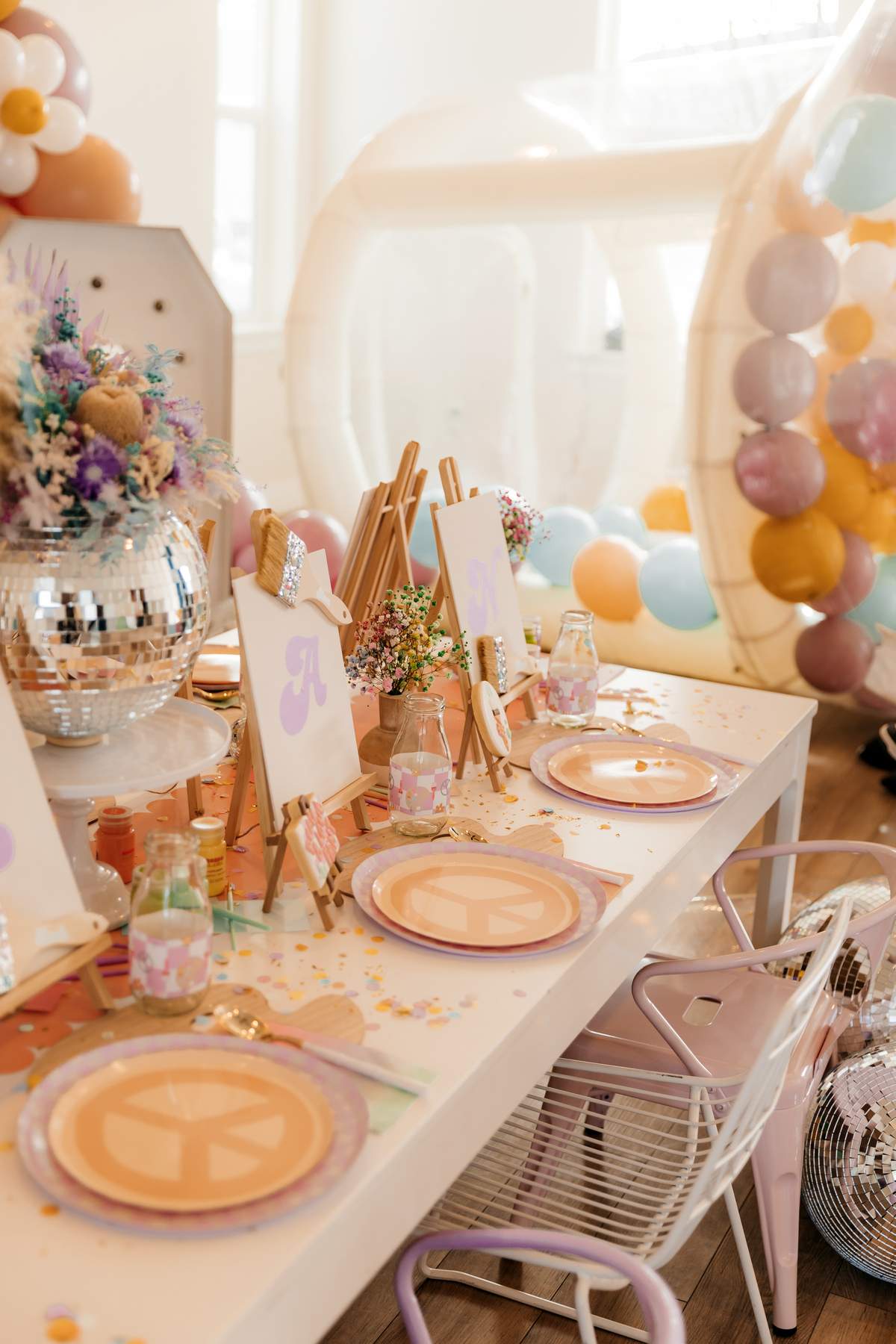 Paint Birthday Party Ideas Photo 9 of 28 Catch My Party