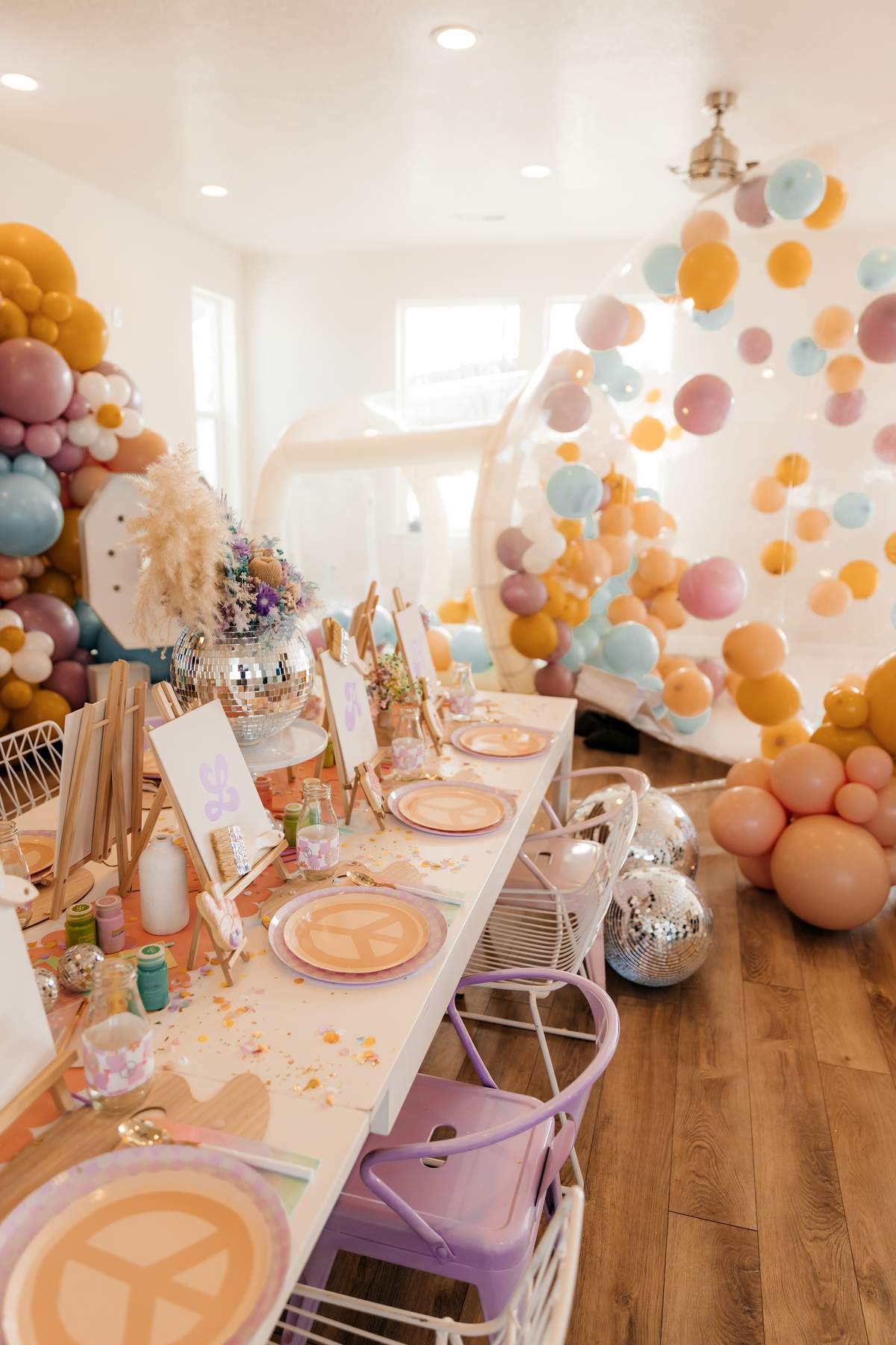 Paint Birthday Party Ideas Photo 9 of 28 Catch My Party