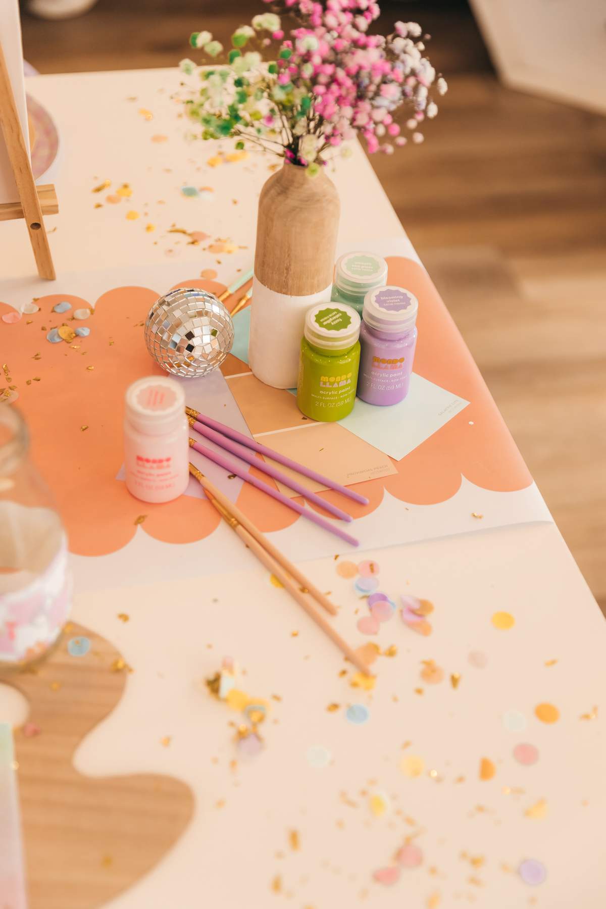 Paint Birthday Party Ideas Photo 9 of 28 Catch My Party