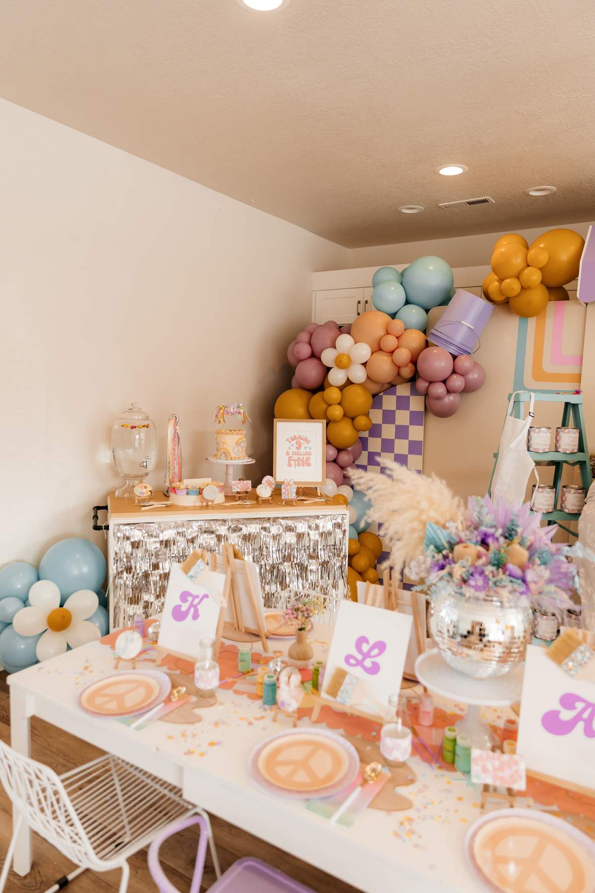 Paint Birthday Party Ideas Photo 9 of 28 Catch My Party