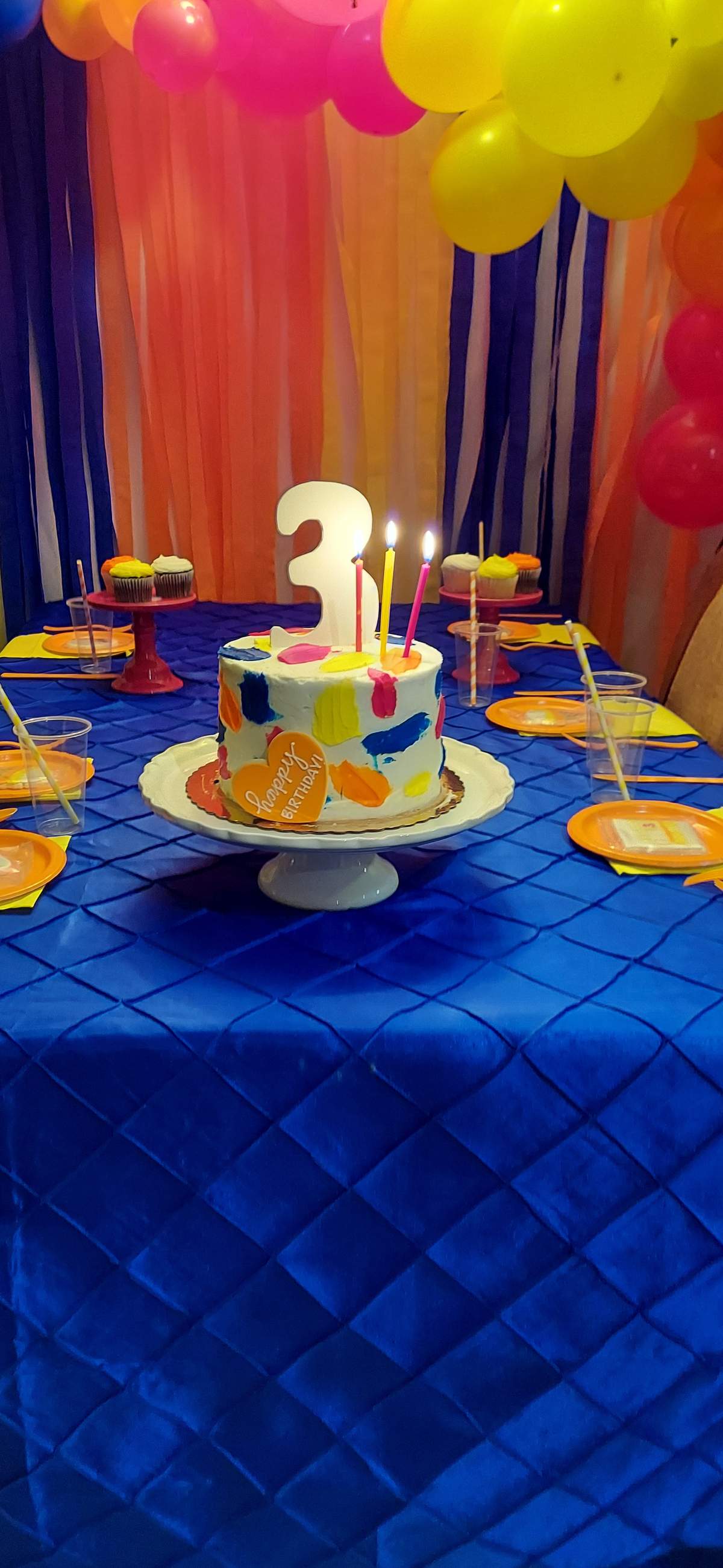 A Colorful 3rd Birthday Party - Asher Turns 3! ( I'd Say!)