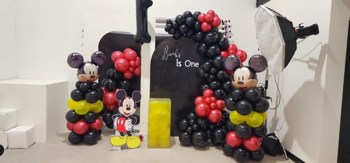Banks Mickey Mouse First Birthday - Mickey Mouse