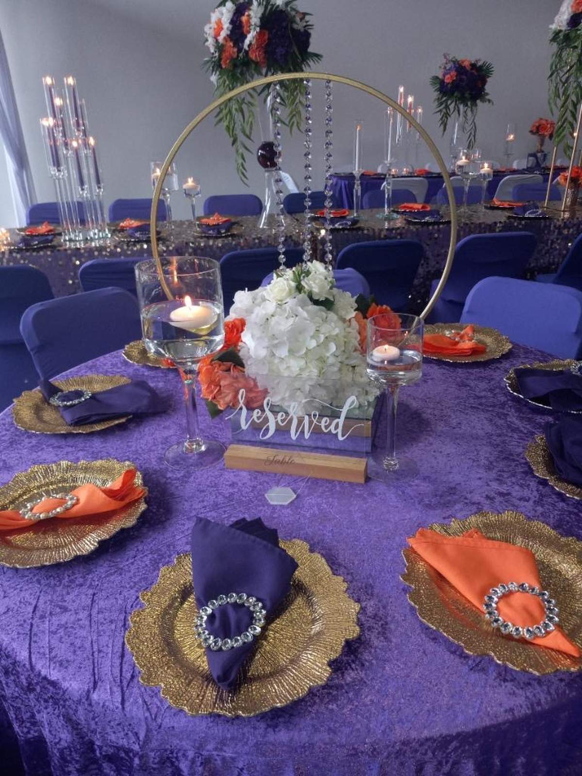 May’s Wedding day - Purple traditional 
